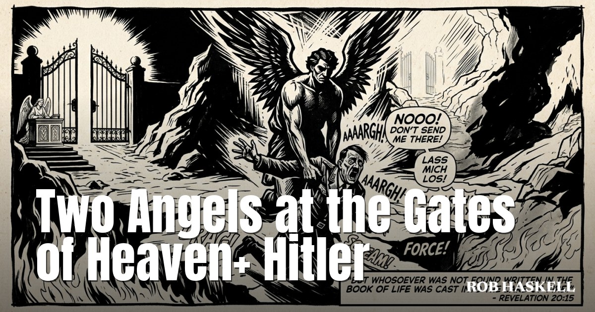 Two Angels at the Gates of Heaven+ Hitler